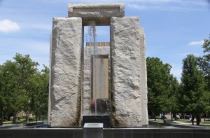 Stonehenge fountain