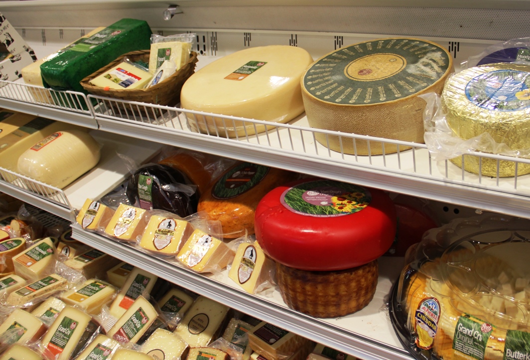Alp and Dell Cheese Store offers over 100 varieties of cheese.