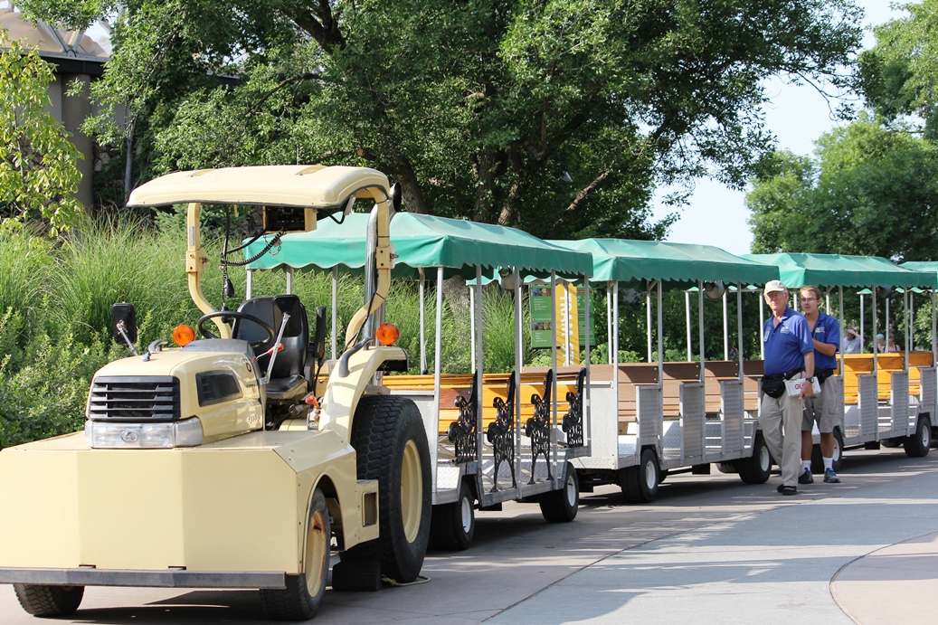Ride the tram at the Henry Doorly Zoo