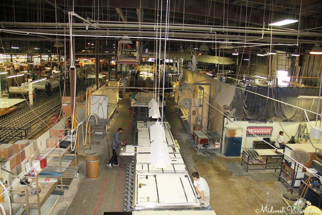 Winnebago assembly line