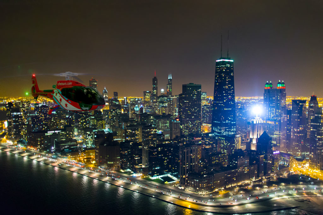 Chicago Helicopter Experience: View City Lights by Air