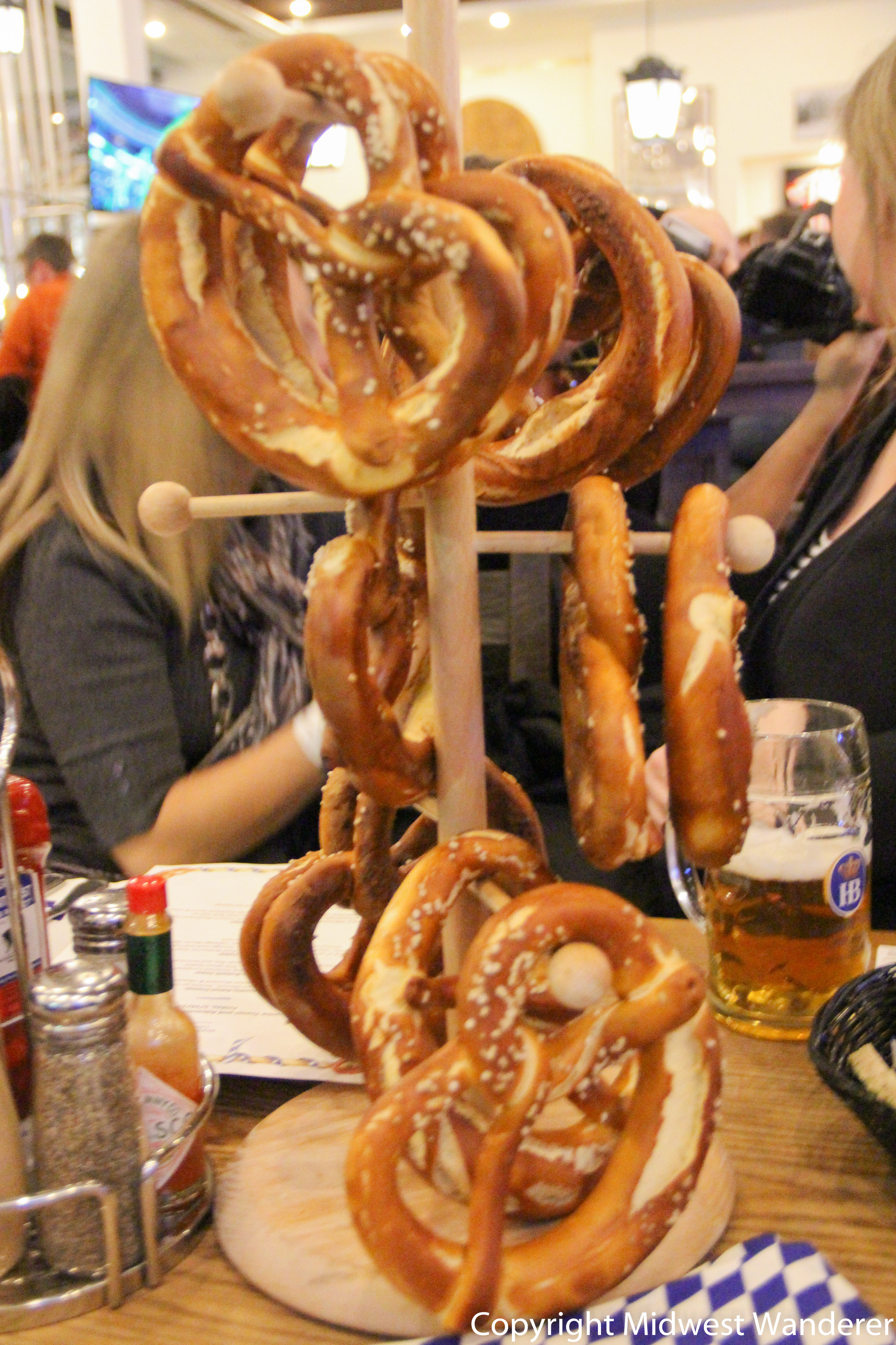 Hofbrauhaus pretzels