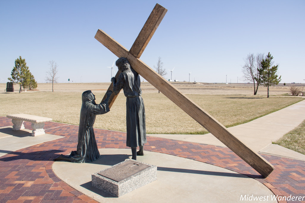 One of the Stations of the Cross at Cross of our Lord Jesus Christ, Groom Texas