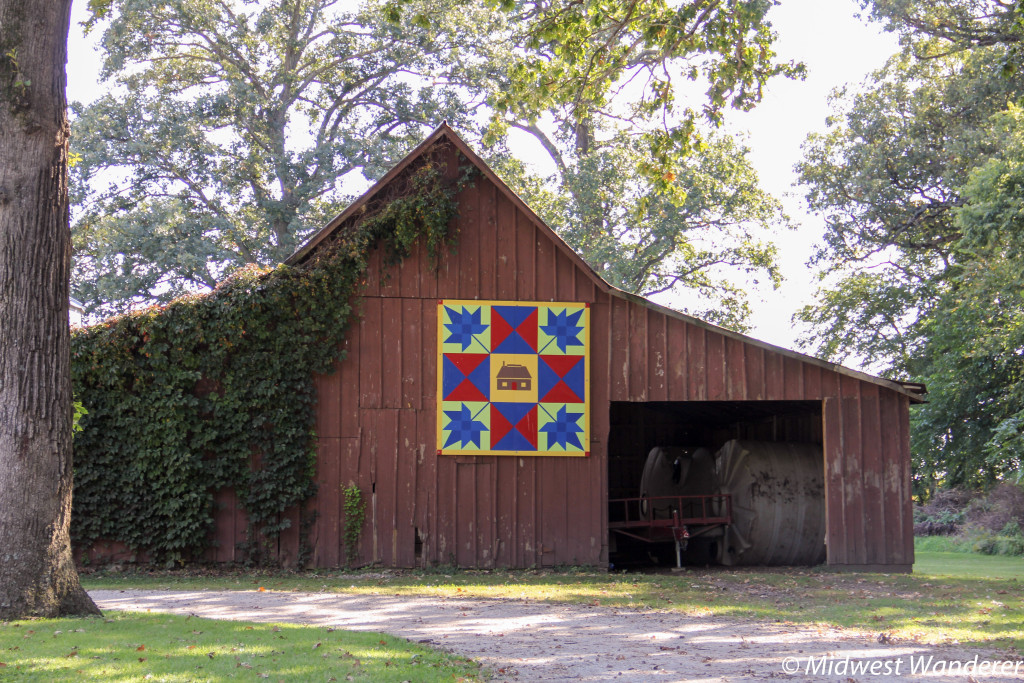 Barn quilt at Funks Grove