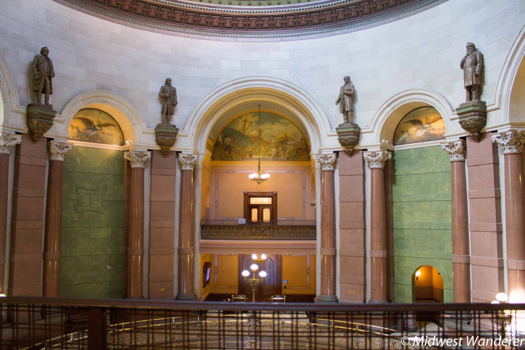 Art in the Illinois State Capitol rotunda