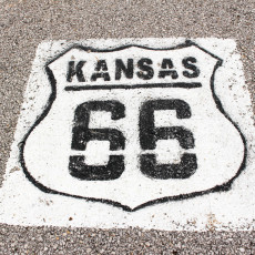 Route 66 through Kansas