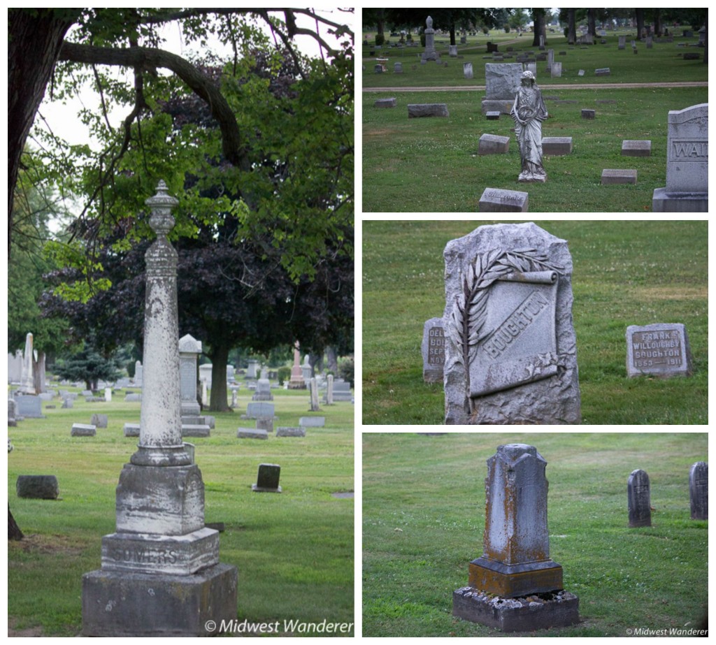 Graves in Oakridge Cemetery