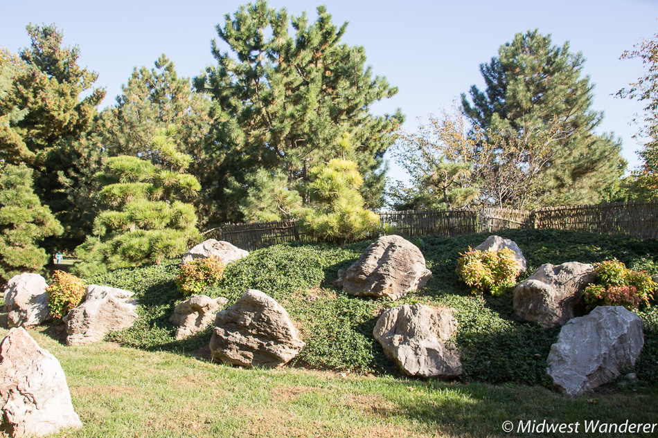rocks in Japanese garden