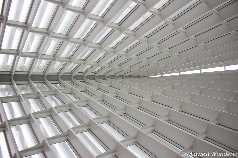 Milwaukee Art Museum ceiling