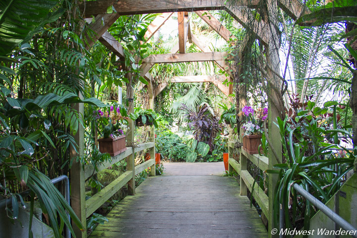 Entering Crystal Bridge Tropical Conservatory