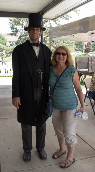 Abe Lincoln tribute artist