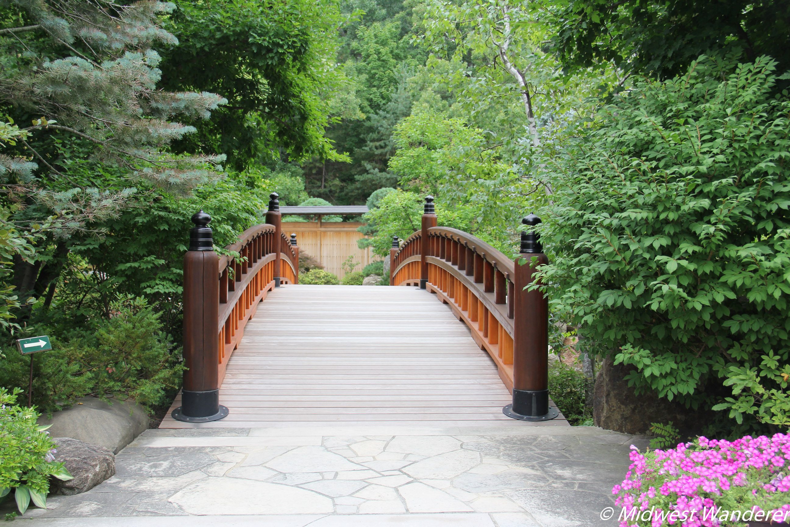 Anderson Japanese Gardens - Bridge to Gardens