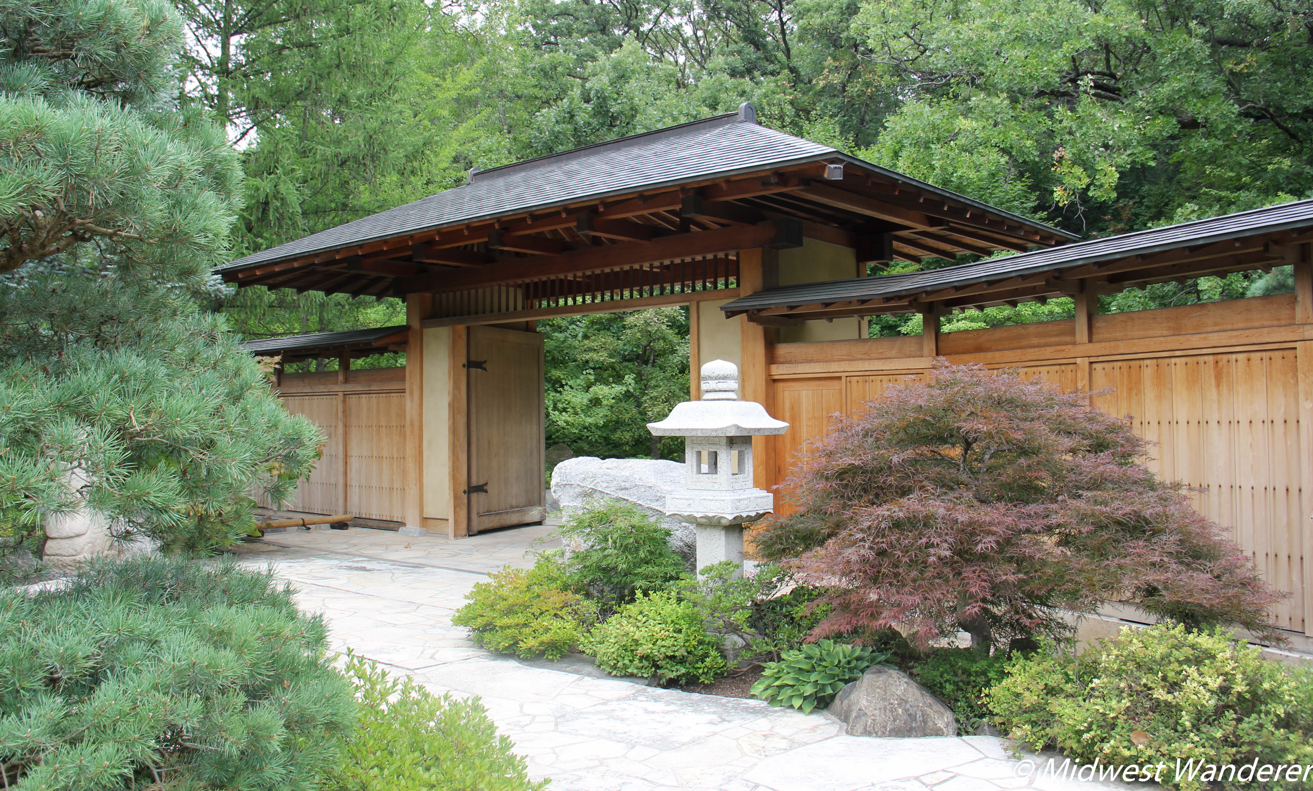 Anderson Japanese Gardens - Entrance to gardens