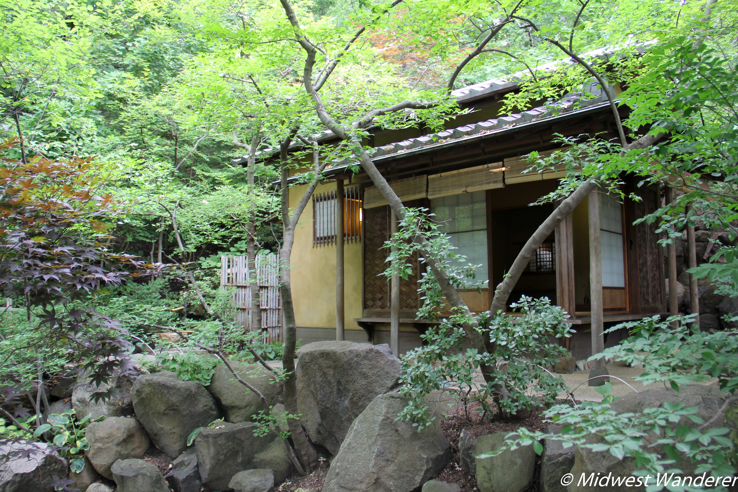Anderson Japanese Gardens - Tea Room Exterior