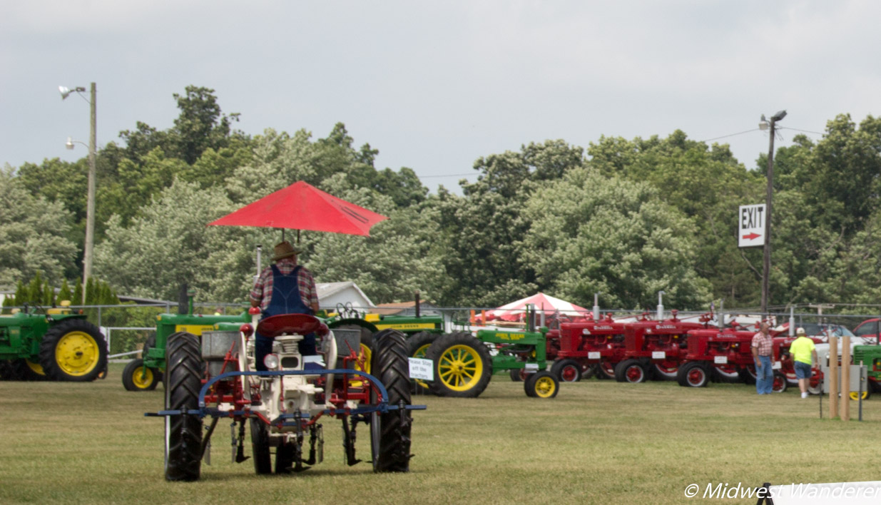 Elkhart County Fair tractor display