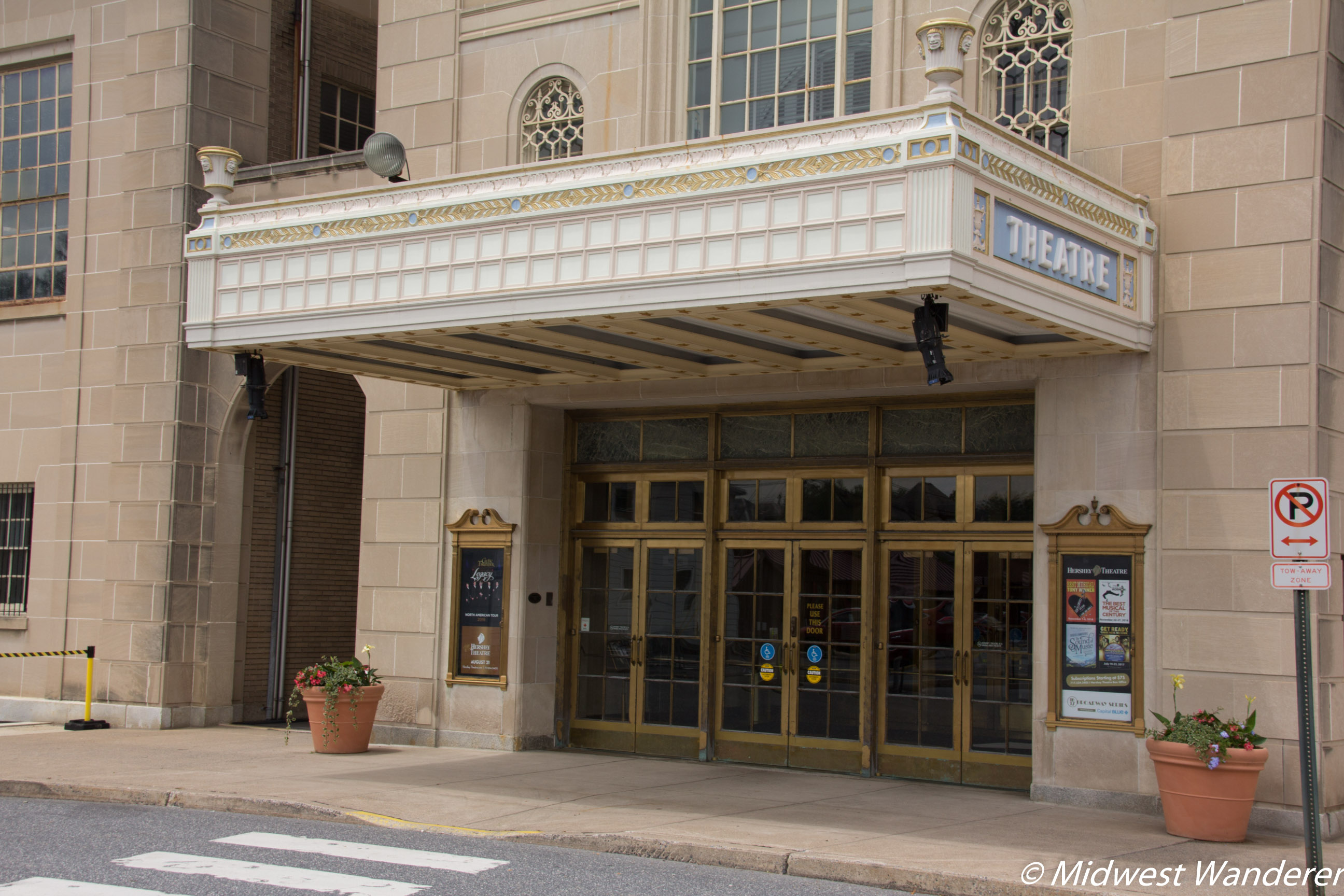 Hershey Theatre entrance