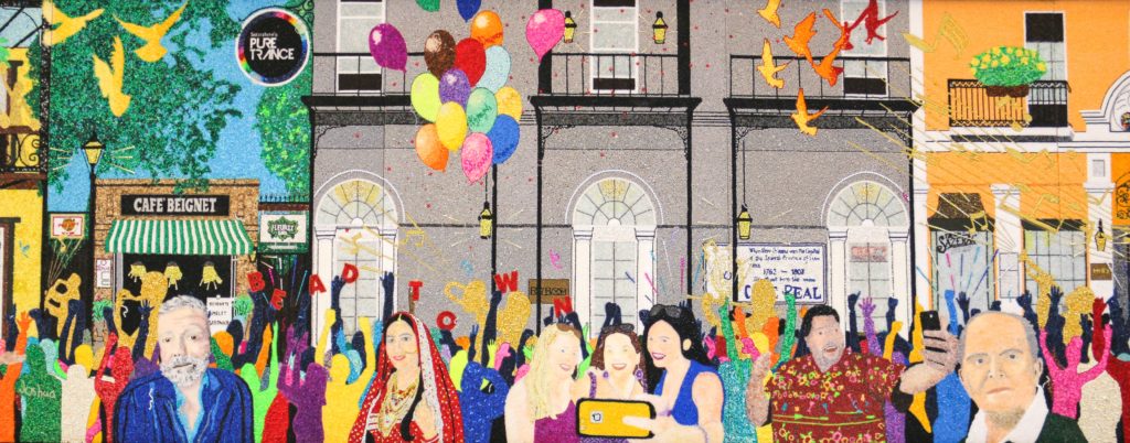 Indiana Bead Town Mural Aiming for World Record – And You Can Help