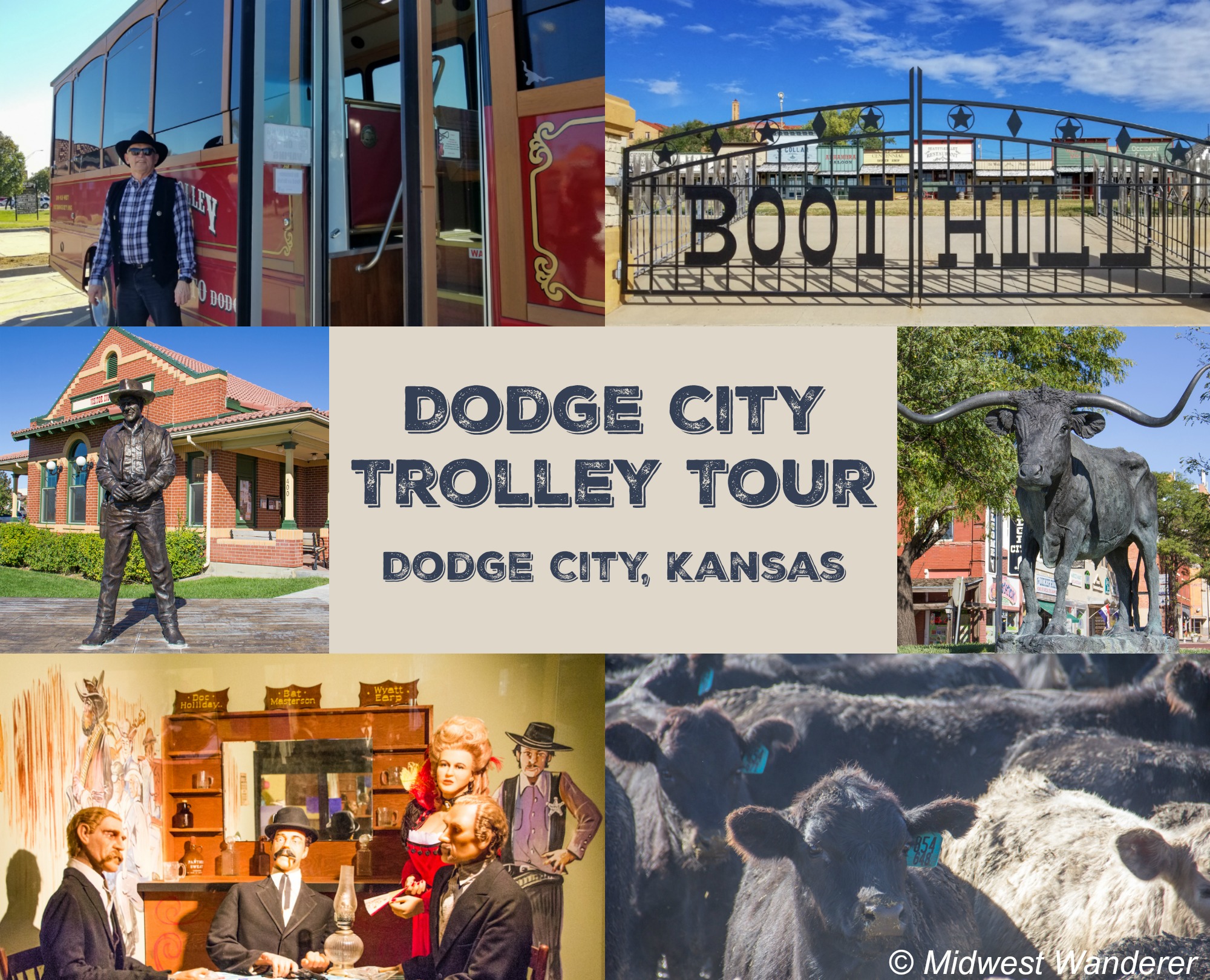 dodge city walking tour map