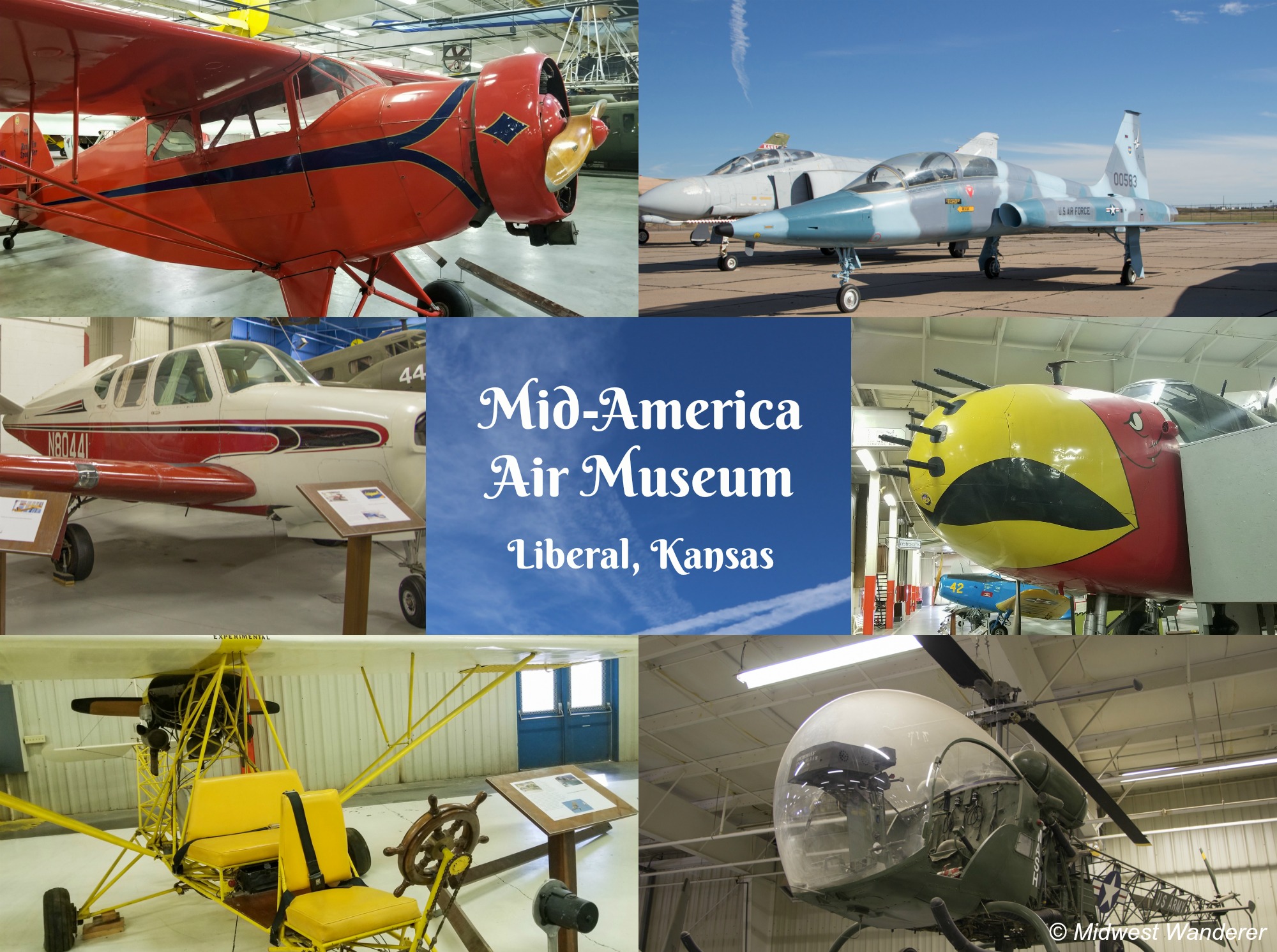 MidAmerica Air Museum 100+ Aircraft, HomeBuilt to Military