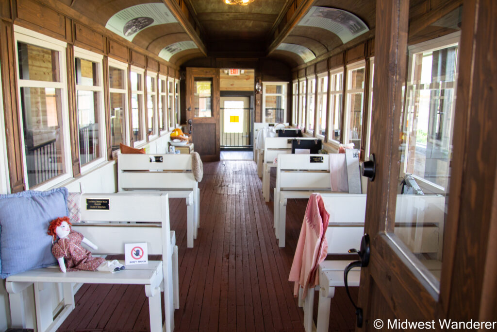 Train car similar to the ones used for the orphan train