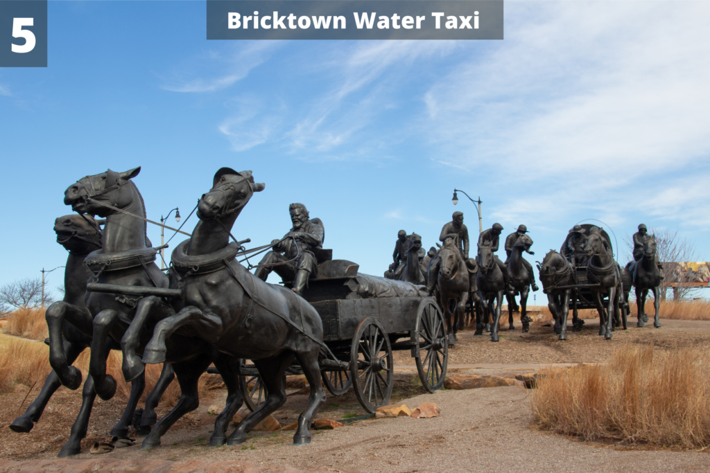 Bricktown Water Taxi - Centennial Land Run Monument