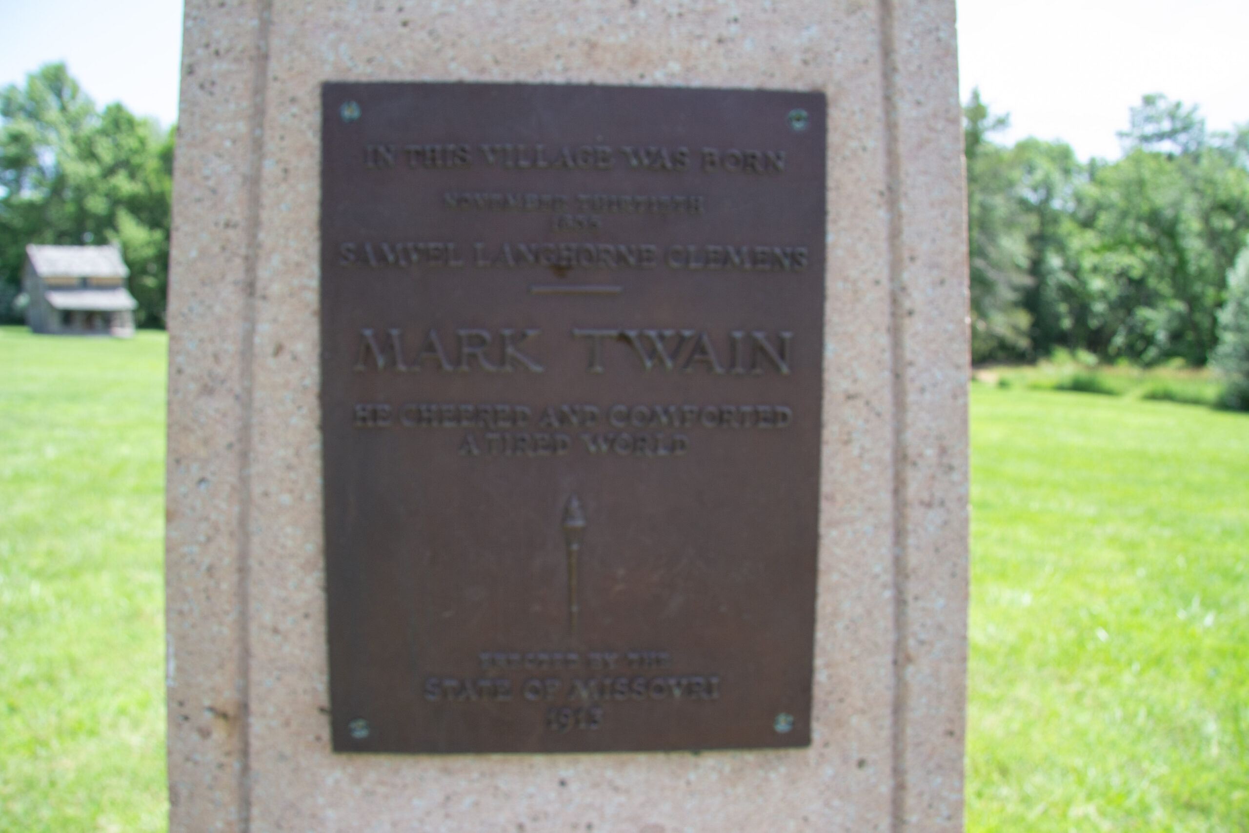 Original Mark Twain Birthplace location