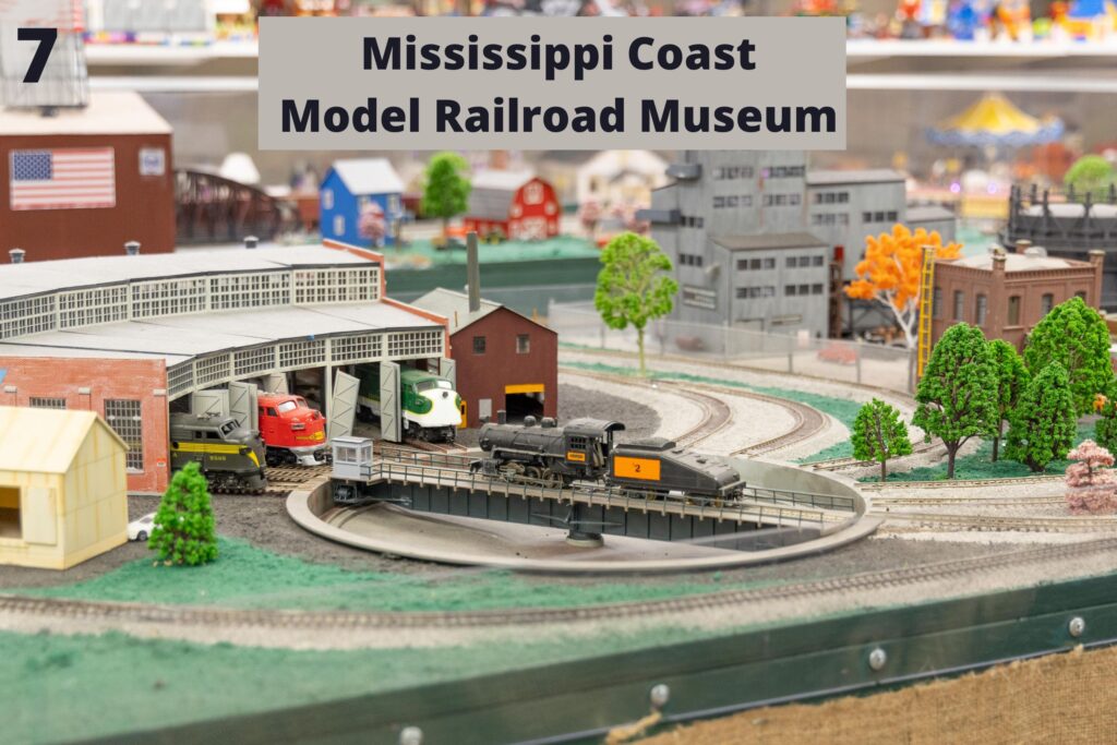 Display at the Mississippi Coast Model Railroad Museum