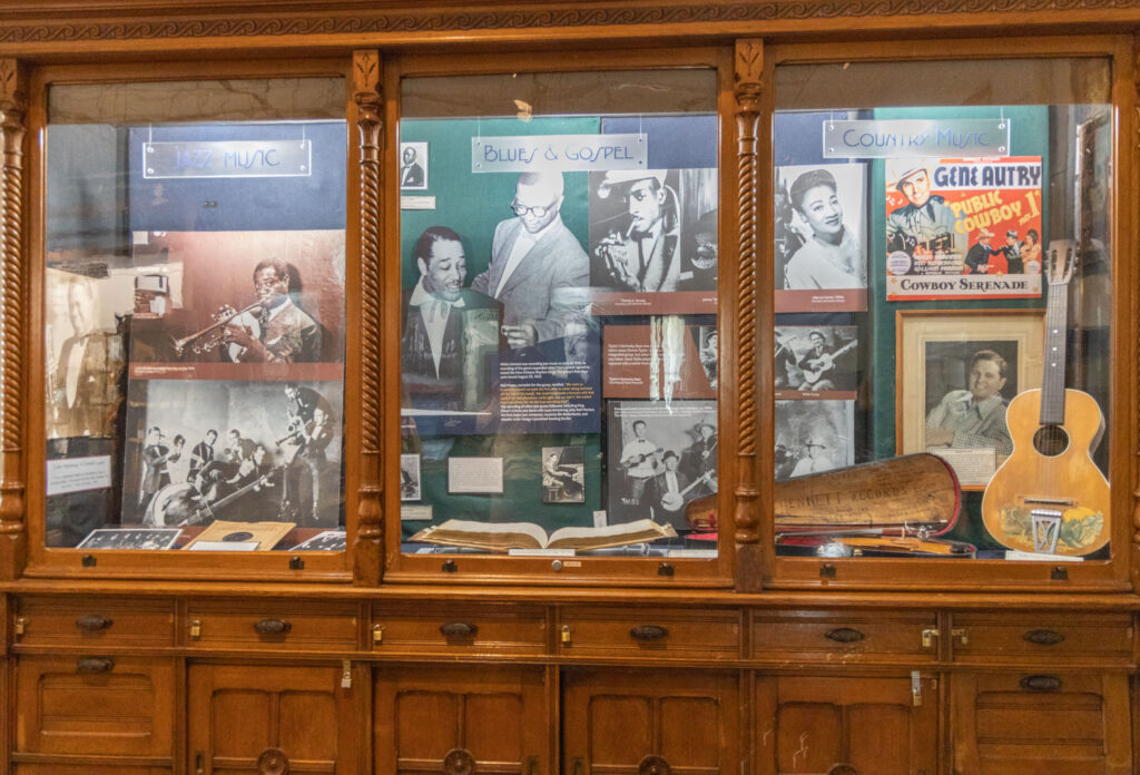 Gennett Records exhibit at the Wayne County Historical Museum
