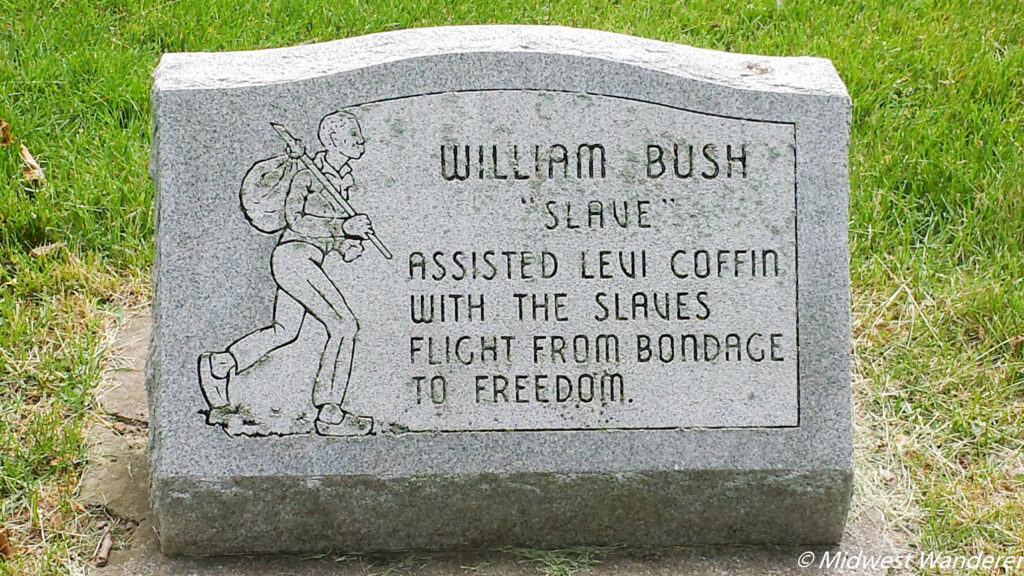 William Bush Gravesite on the Black History Trail