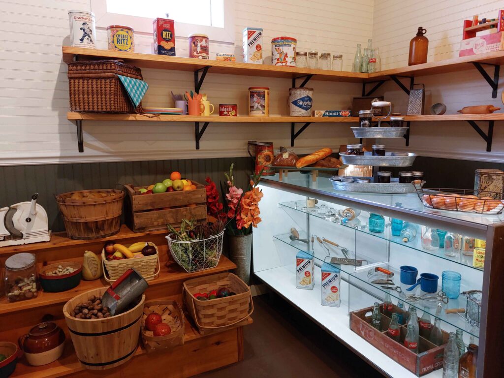 replica of the grocery store