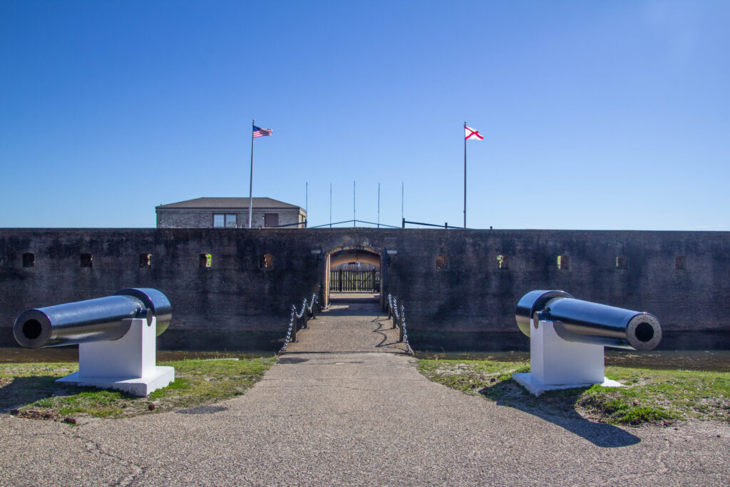 Entrance to Fort Gaines