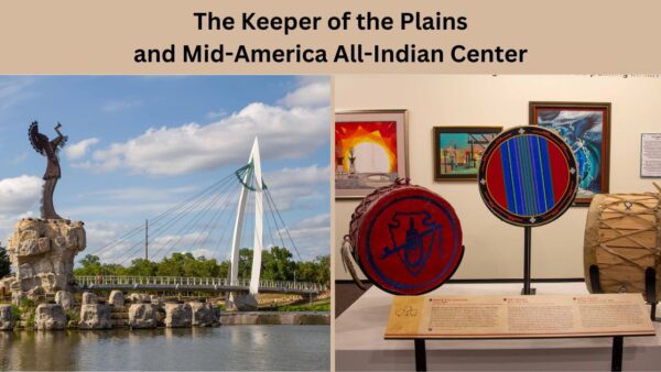 The Keeper of the Plains and Mid-America All-Indian Center The Keeper of the Plains sculpture by Blackbear Bosin stands as Wichita's iconic symbol, embodying Native American Culture. The museum includes more art by Bosin and other Native American artists.